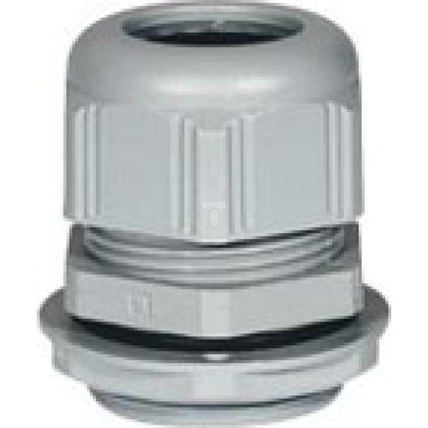 Dławnica kablowa poliamidowa M63 IP68 jasnoszara ISO-63 098009
