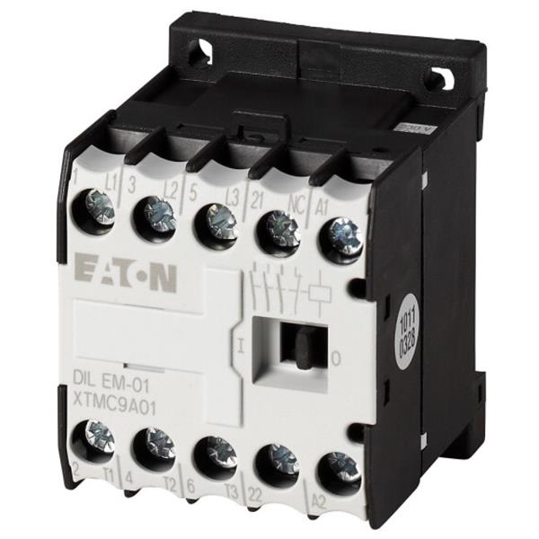 Stycznik mocy 9A 3P 4kW 12V DC 0Z 1R DILEM-01-G(12VDC) 079642