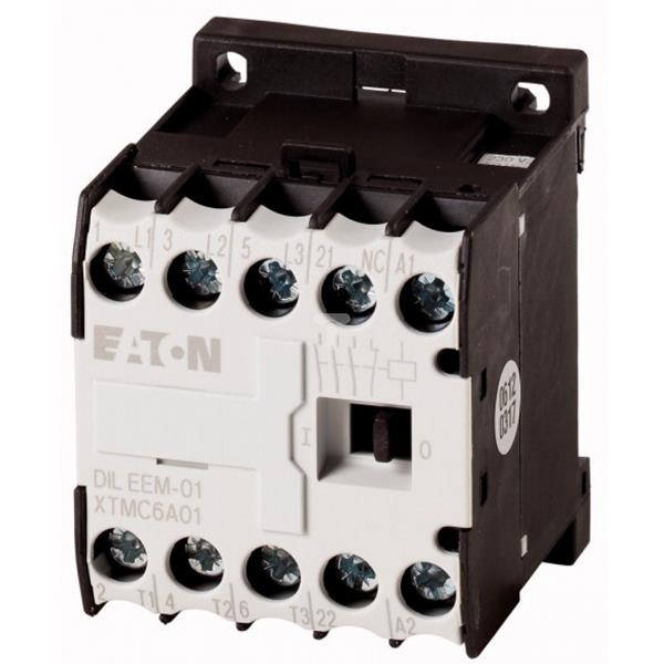Stycznik mocy 3P 6A 3kW 48V DC 1Z 0R DILEEM-01-G(48VDC) 051648