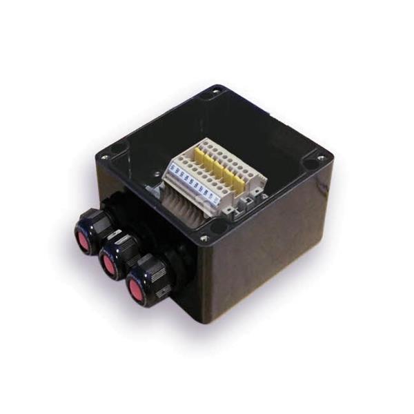 Puszka łączeniowa z zaciskami 4xUT2,5 i dławnicami Ex-e M20 EX 160x260x90mm IP66 MGRPEX1626JB4X2.5A2