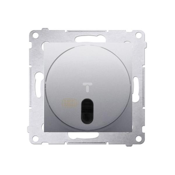 Simon 54 Łącznik zdalnie sterowany 20-500W srebrny mat DWP10T.01/43 WMDL-001xTx-043