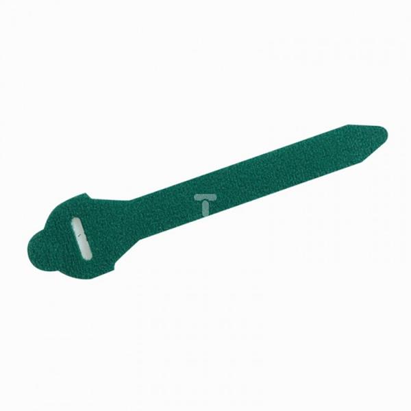 LCS Opaska kablowa rzepowa 300mm zielona 033189