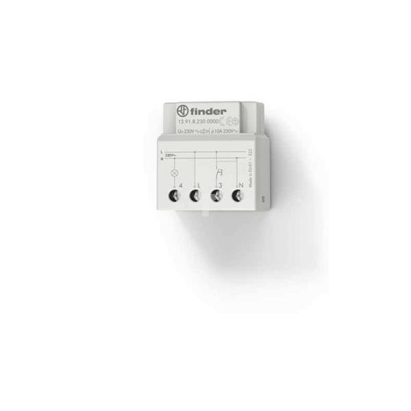 Elektroniczny przekaźnik impulsowy/czasowy 1Z 230V 10A do montażu w puszkę instalacyjną 13.91.8.230.0000