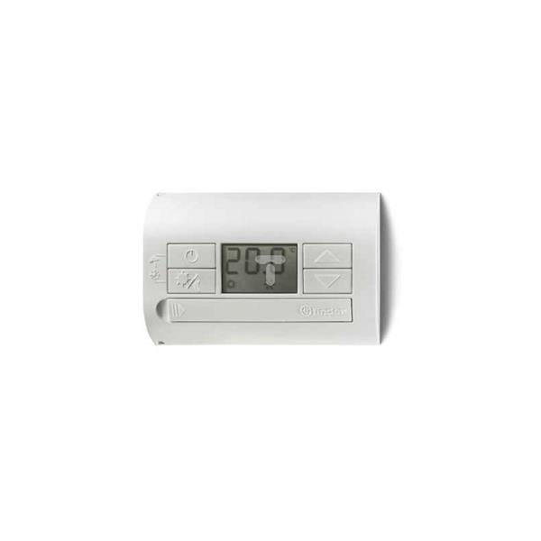Termostat elektroniczny 5-37°C LCD biały, funkcja dzień-noc/lato-zima 1P 5A 230V, zasilanie bateryjne 1T.31.9.003.0000