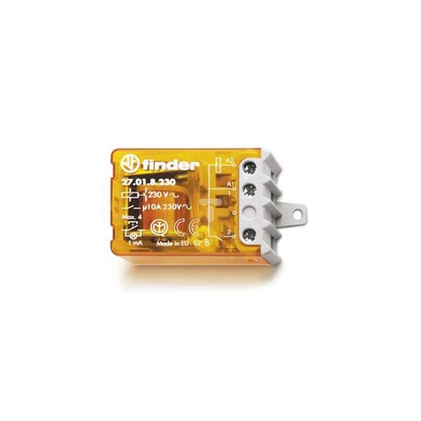Przekaźnik impulsowy 1Z 10A 230V AC montaż w puszkach instalacyjnych lub obudowach 27.01.8.230.0000
