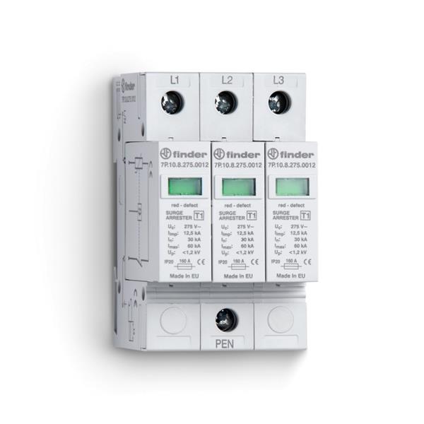 Ogranicznik przepięć B+C typ 1+2 12,5/30kA 1,2kV 230V AC, 3xwarystor (L-PEN) 7P.13.8.275.1012