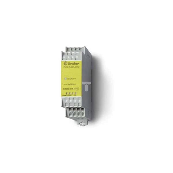 Modułowy przekaźnik bezpieczeństwa 1Z 1R 110-125/230-240V AC 12-24V DC 7S.12.8.120.5110