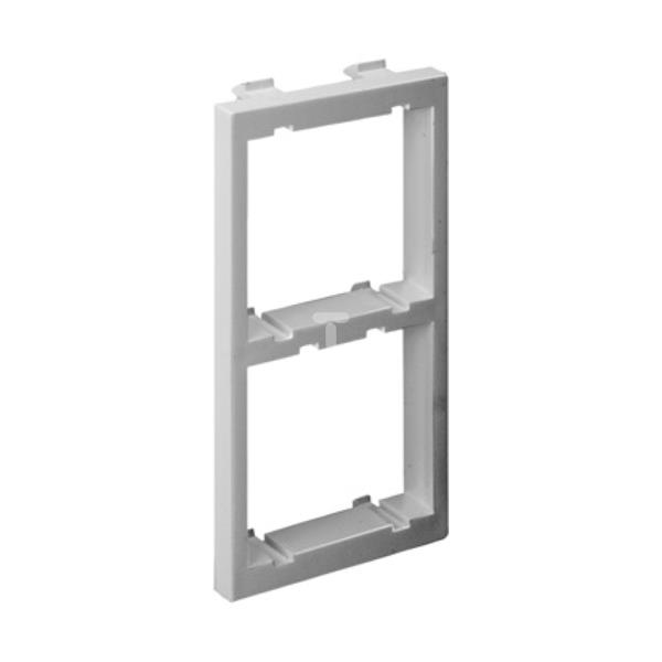 Simon Connect Adapter CIMA na 2 moduły K45 (45x45mm) pionowo aluminium S62/8 TSC-S62-8