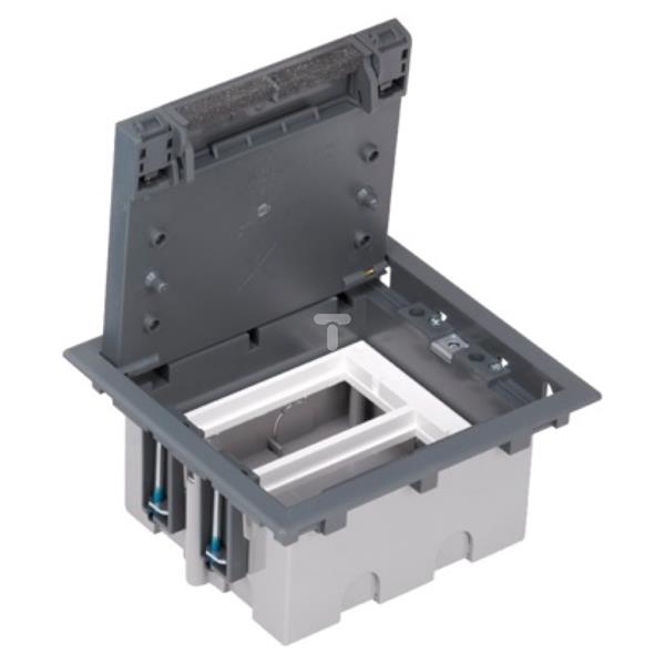 Simon Connect Puszka podłogowa S500 2-modułowa 4x K45 gł. 93mm szary 52050102-035 TSC-52050102-035