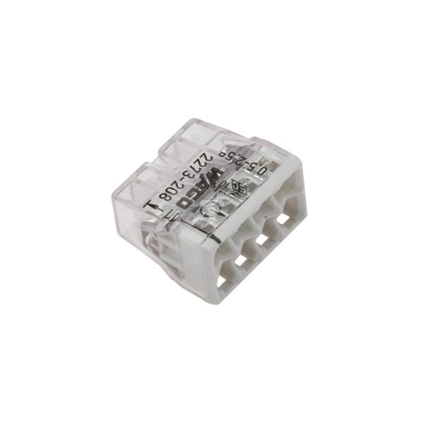 Szybkozłączka 8x 0,5-2,5mm2 transparentna/jasnoszara 2273-208