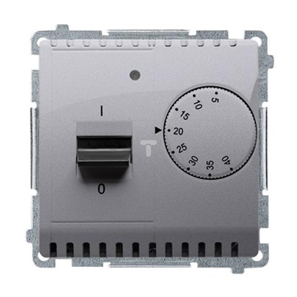 Simon Basic Regulator temperatury z czujnikiem zewnętrznym stal inox wym. NTC-03 BMRT10Z.02/21 WMUR-01xxxx-J011