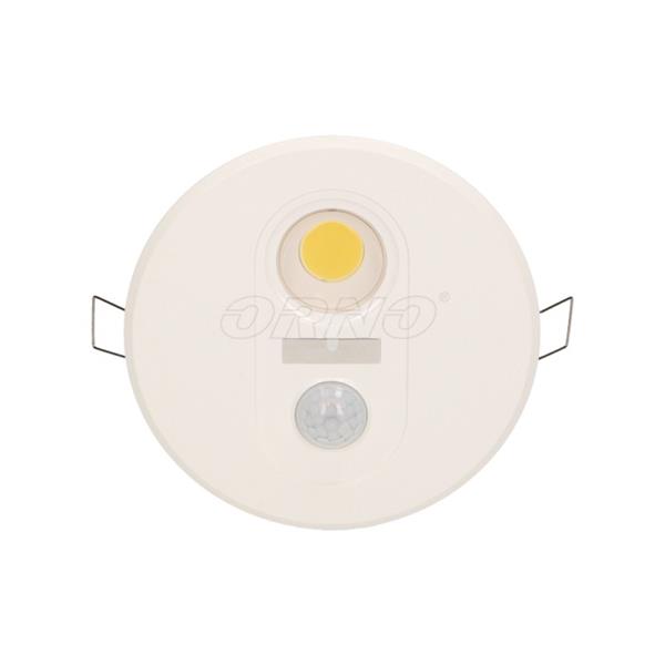 Oprawa wstropowa TOBIA LED z czujnikiem ruchu 360stopni 7W 230V 665lm 3000K fi130mm OR-OP-6003LR3