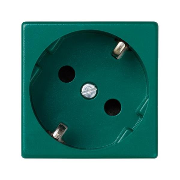 Simon Connect Gniazdo K45 z schuko 16A/230V szybkozłączki zielony K11/27 TSC-K11-27