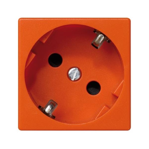 Simon Connect Gniazdo K45 z schuko 16A/230V szybkozłączki pomarańczowy K11/7 TSC-K11-7