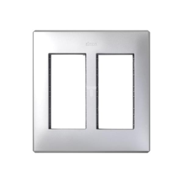 Simon Connect Ramka obudowy S500 2-modułowa 4x K45 aluminium 51010102-033 TSC-51010102-033