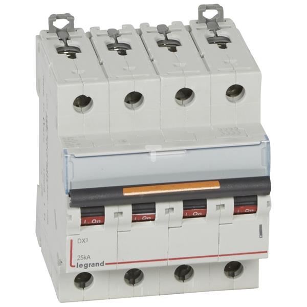 Wyłącznik nadprądowy 4P C 10A 25kA S324 DX3 409793