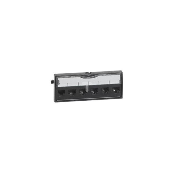 Moduł panelowy 6xRJ45 UTP kat.5E 033554