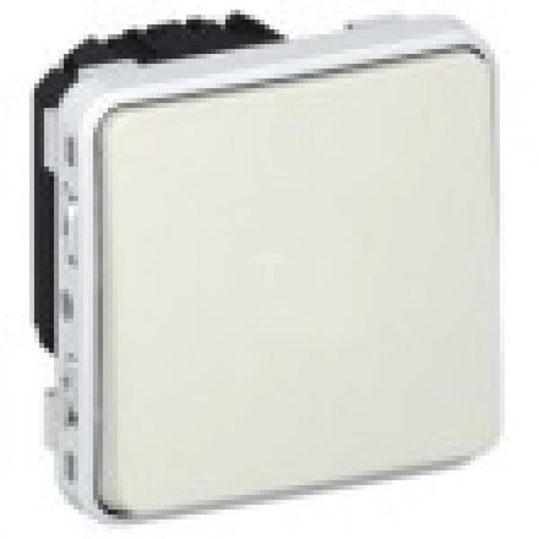 PLEXO55 Przycisk przełączny 10A 250V biały/ ecru 069631