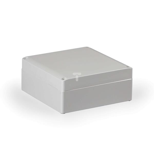 Obudowa Cubo S 175x175x75mm IP67 podstawa 50mm boki gładkie pokrywa szara ABS SABP181808G