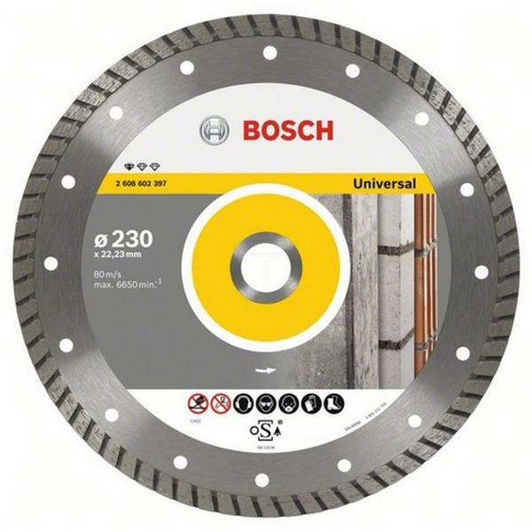 Diamentowa tarcza tnąca Professional for UNIVERSAL Turbo 230 Bosch 2608602397