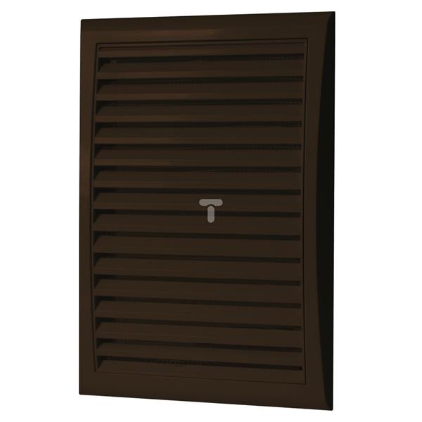Kratka wentylacyjna z siatką 172x247mm brąz MW127BR