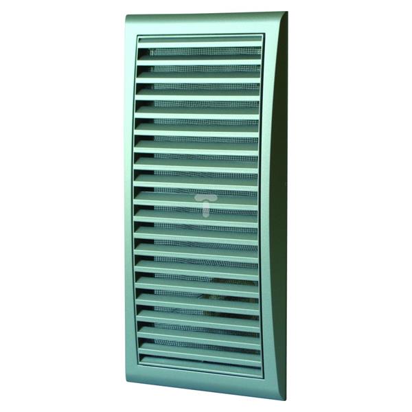 Kratka wentylacyjna z siatką 142x298mm satyna MW128SAT
