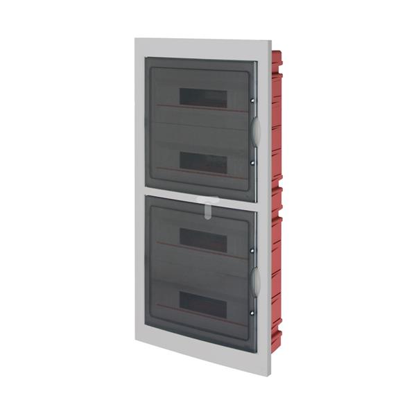 Rozdzielnica modułowa 4x18 podtynkowa drzwi transp. seria 630 IP40 450x853x119 szara EC63072