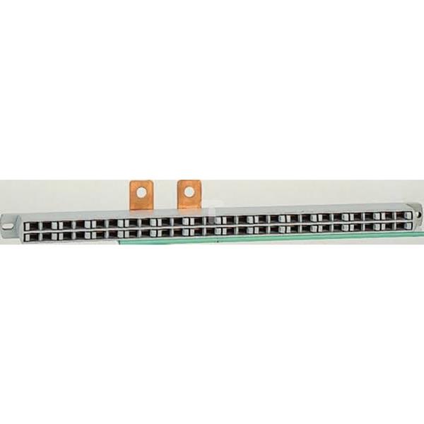 Szyna rozdzielcza 1P+N SR1 /mostki 12x czarny +12x niebieski/ 037317