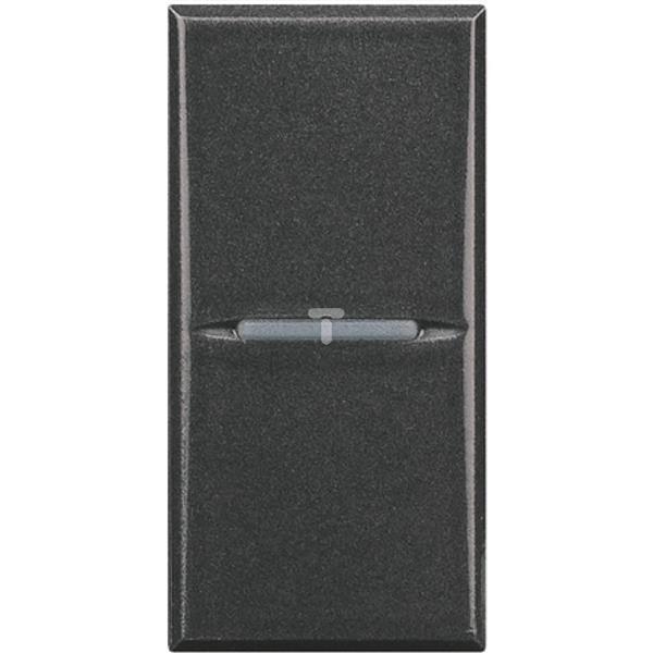 AXOLUTE Łącznik pojedynczy 16A 250V antracyt HS4001