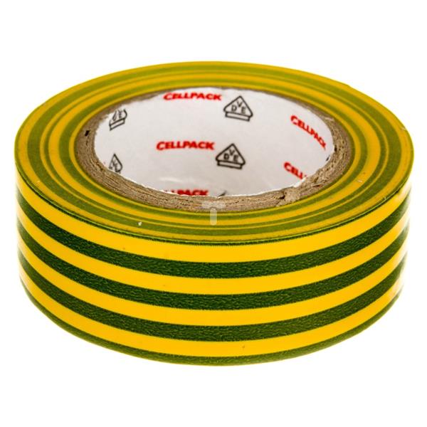 Taśma izolacyjna 128 0.15-30-25 PVC/żółto-zielona 145785