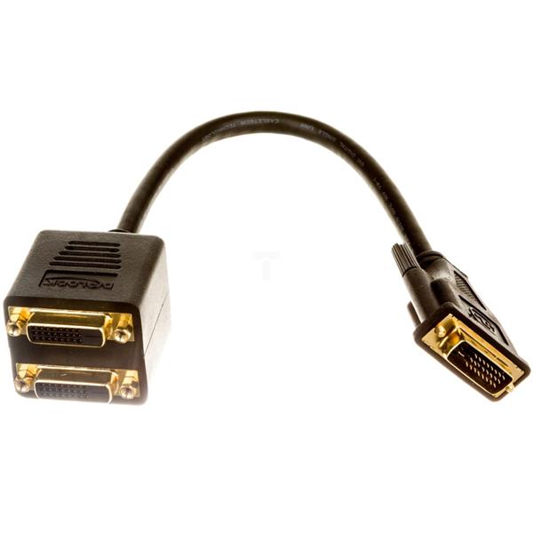 Adapter DVI-D(24+1) (M) DUAL LINK - 2x DVI-D(24+1) (F) DUAL LINK