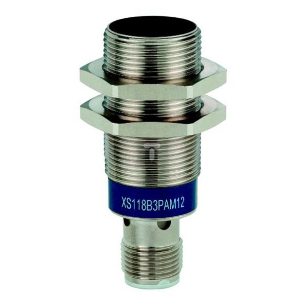 Czujnik indukcyjny XS1 M18, L50mm, mosiądz, Sn 8mm, 12...24 VDC, M12 XS118B3PBM12