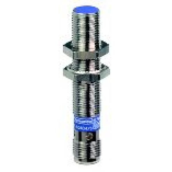 Czujnik indukcyjny XS1 M12, L50mm, mosiądz, Sn 4mm, 12...24 VDC, M12 XS112B3NBM12