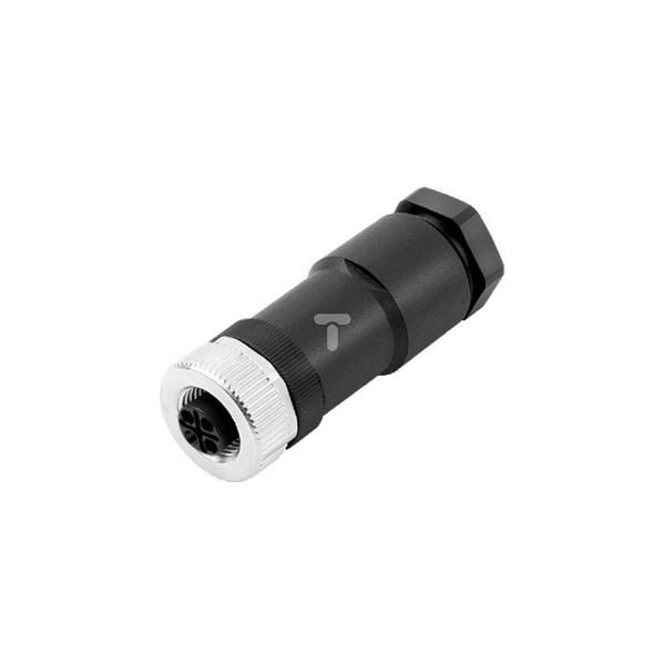 Wtyczka okragła żeńska 3P+PE EPIC POWER M12 D6 3+PE F 8-10 44423141