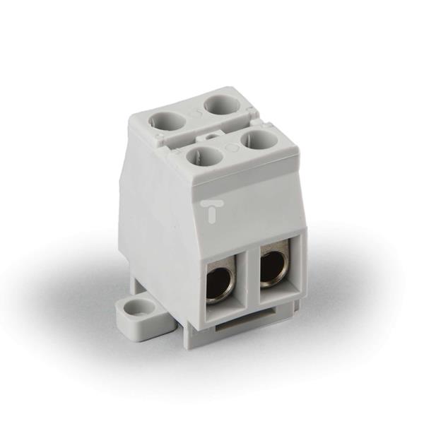 Złączka kompaktowa Clampo Compact 2 torowa z ochroną przewodu Cu 16mm2 750V KR10021