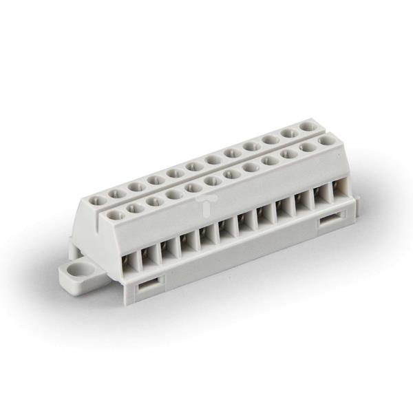 Złączka kompaktowa Clampo Compact 12 torowa z ochroną przewodu Cu 1.5mm2 450V KR5131
