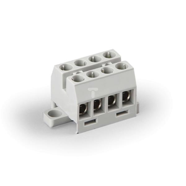 Złączka kompaktowa Clampo Compact 4 torowa z ochroną przewodu Cu 6mm2 750V KR8041
