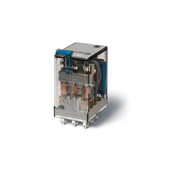 Przekaźnik miniaturowy 3P 10A 48V DC, przycisk testujący 55.33.9.048.0010