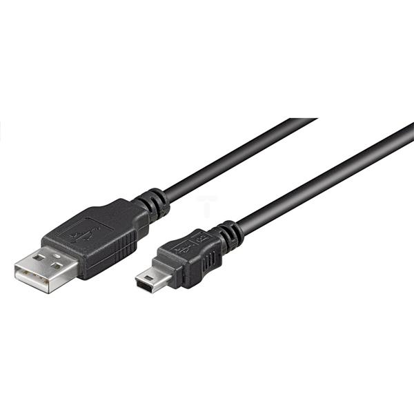 Kabel adapter USB 2.0 High Speed - miniUSB 1,8m 50767