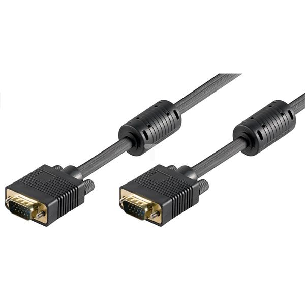Kabel monitorowy VGA D-Sub(15-pin) Full HD SVGA 2m 50135