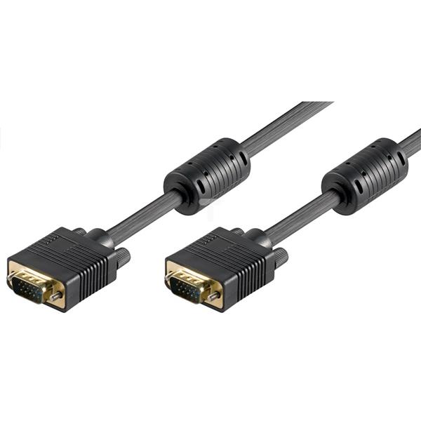 Kabel monitorowy VGA D-Sub(15-pin) Full HD SVGA 10m 50491