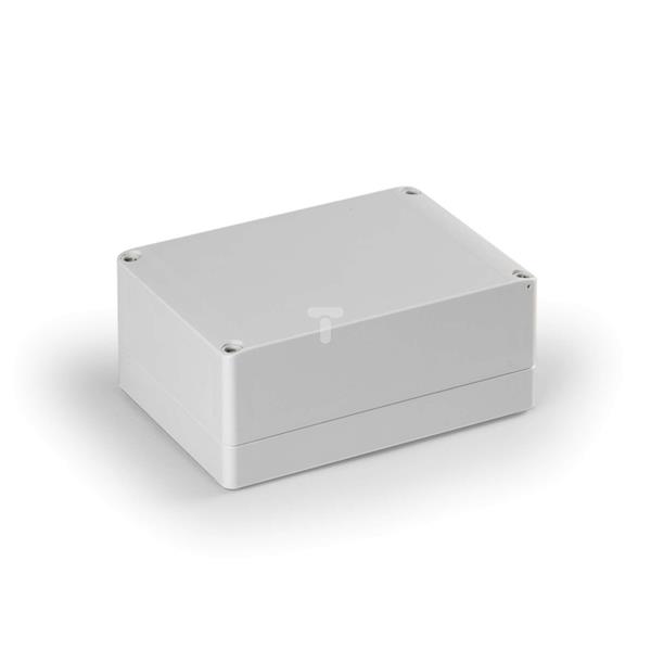 Obudowa Cubo S 125x175x75mm podstawa 25mm boki gładkie pokrywa szara IP67 ABS SABP131808LG