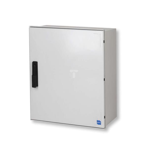 Obudowa naścienna Cubo N 400x600x230mm boki gładkie poliester trzypunktowe zamknięcie z rączką DIN3 IP66 NGRP406023P3SH