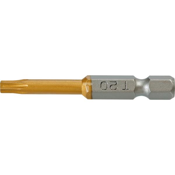 Końcówka wkrętakowa PZ3 x 50 mm 1/4 powleczona azotkiem tytanu stal S2 57H983