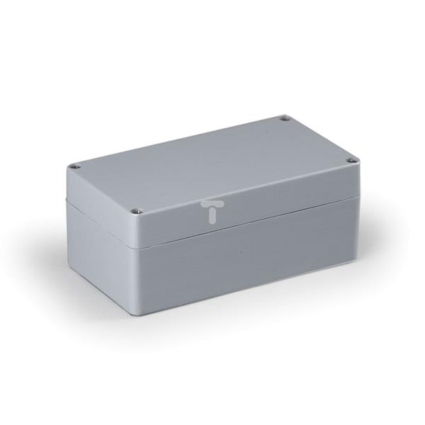 Obudowa Cubo H 120x220x91mm boki gładkie aluminium szara IP66 HALP122009