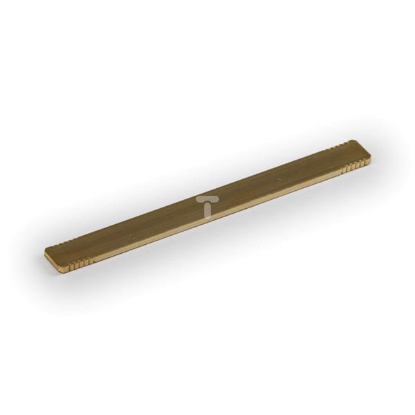 Szyna mosiężna 2x10mm L=136mm PSK20.136