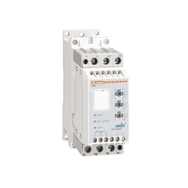 Softstart 3-fazowy 110-400V AC 37A 18,5kW 400V z przekaźnikiem by-pass, ADXC037400
