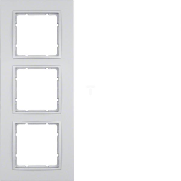 Berker B.7 Ramka potrójna aluminium mat 10136424