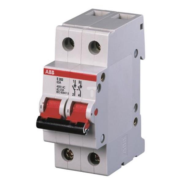 Rozłącznik modułowy 16A 2P E202/16G 2CDE282001R1016
