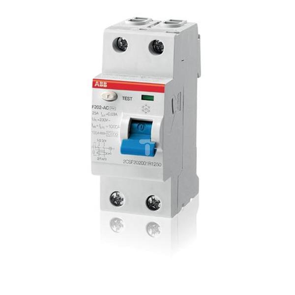 Wyłącznik różnocowoprądowy 2P 16A typ A F202 A-16/0,01 2CSF202101R0160